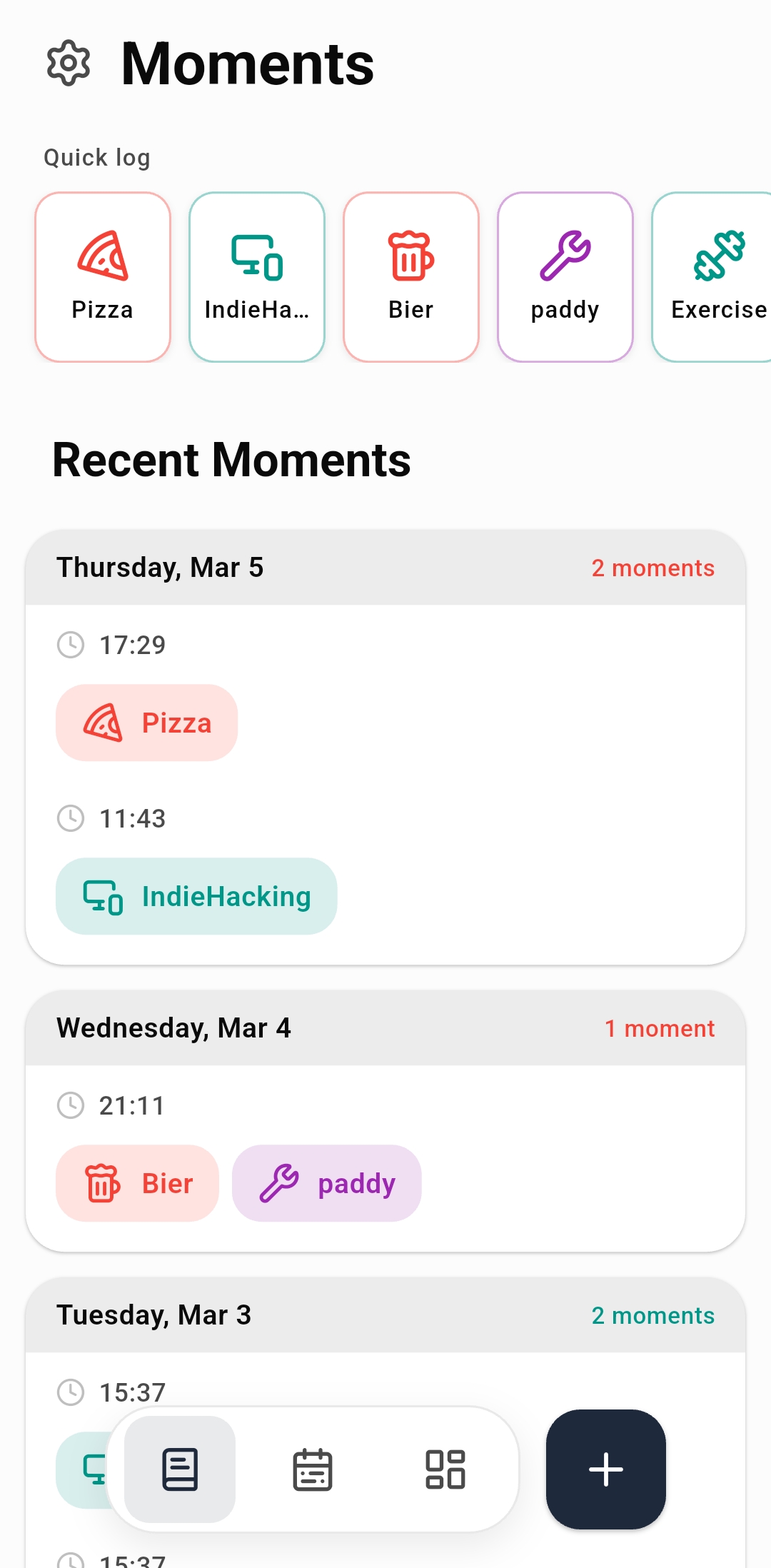 Menikki moments screen